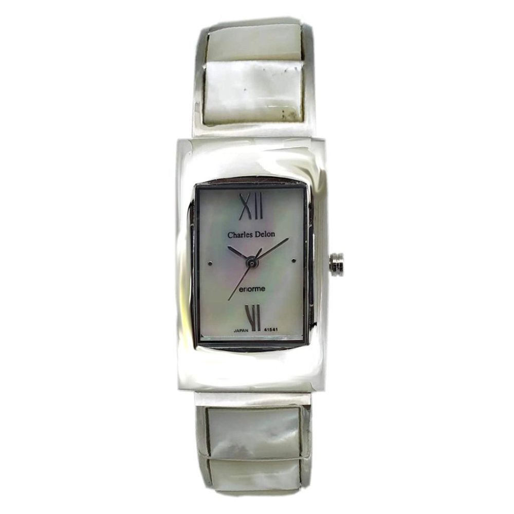Charles Delon Dress/Formal Style Silver Watch